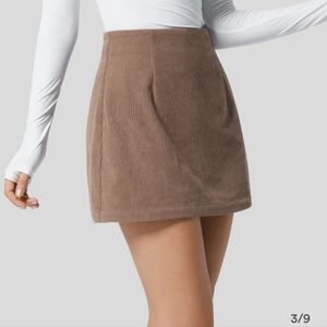 2 in 1 corduroy skirt